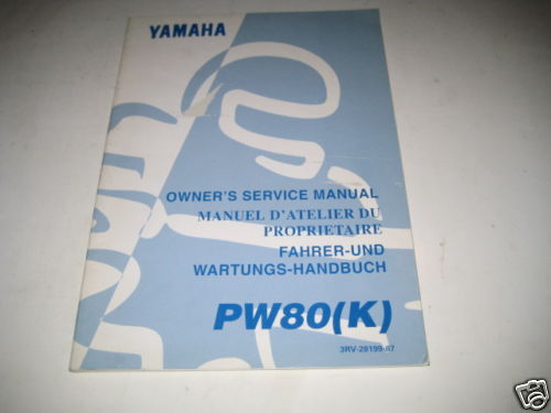 Workshop manual yamaha - workshop, 80