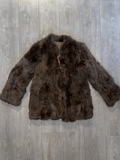 Vintage Rabbit Fur Jacket Size