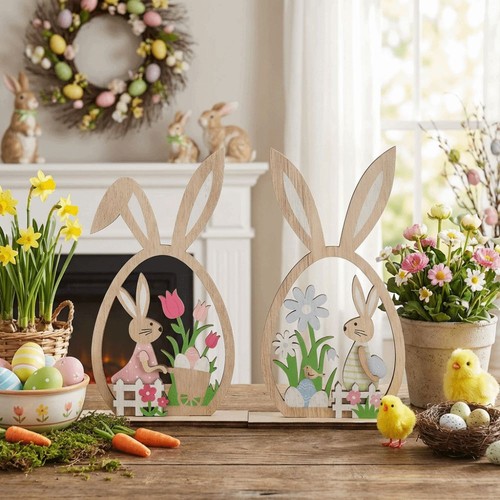 Easter bunny ornament - easter,
