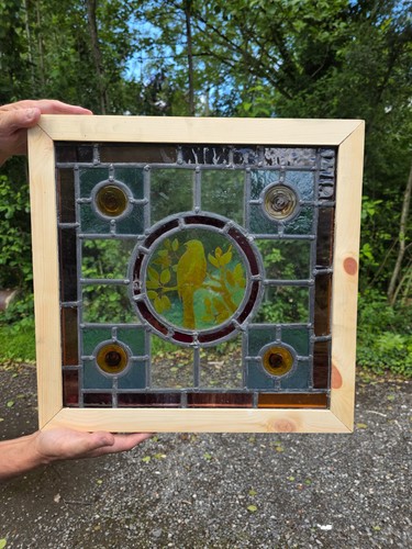 1910 antique leaded - antique, glass