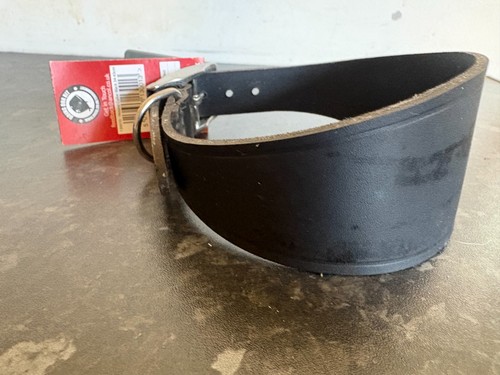 Ancol greyhound leather collar - leather,