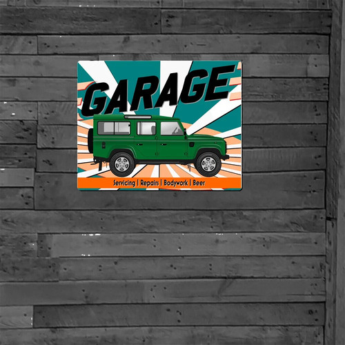 Personalised man cave - personalised, metal