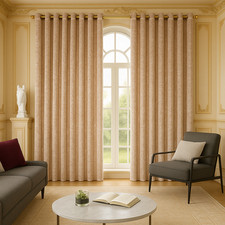 Crushed velvet curtains pair - crushed,