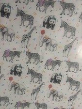 Safari Animals Wrapping Paper