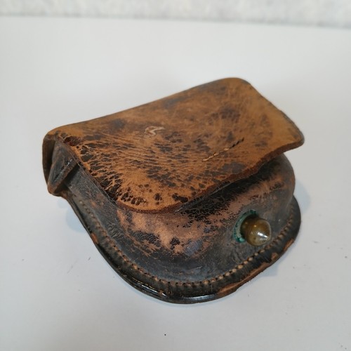 Civil war leather pouch - civil,