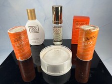 RARE Vintage Lot JOVAN Musk For Women COLOGNE SPRAY, BODY LOTION, DUSTING POWDER