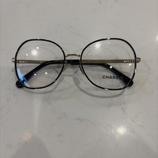 CHANEL 2217-J C395 BLACK ON GOLD 53-17-140 Eyeglass Frames RRP £380-£450