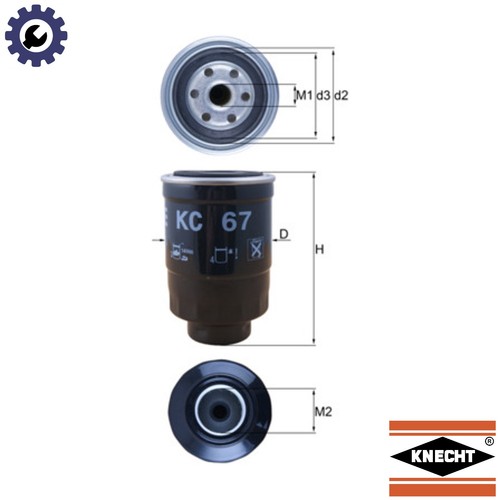 Fuel filter for lti - filter, kc
