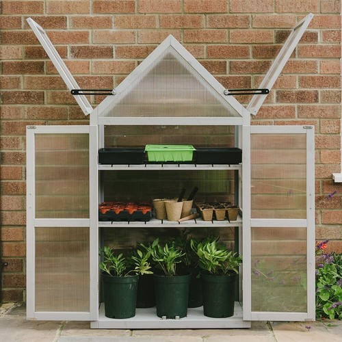 Gardman wooden greenhouse grow - gardman,