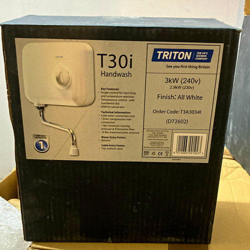 Triton t30i handwash 3kw - t30i,