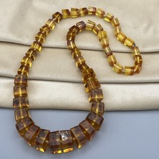 Vintage Baltic amber faceted