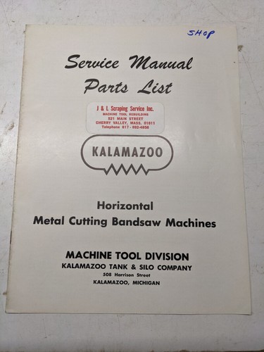 Kalamazoo bandsaw machine - kalamazoo,