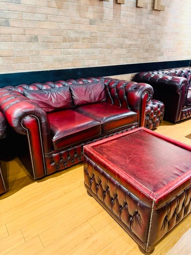 Chesterfield oxblood real - chesterfield,