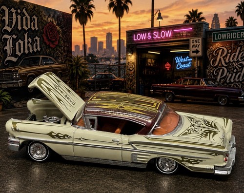 1958 chevrolet impala beige - 1958,