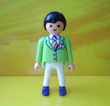 Playmobil Geobra 1990 Figure Man Supermarket Worker Cashier Supervisor (2)