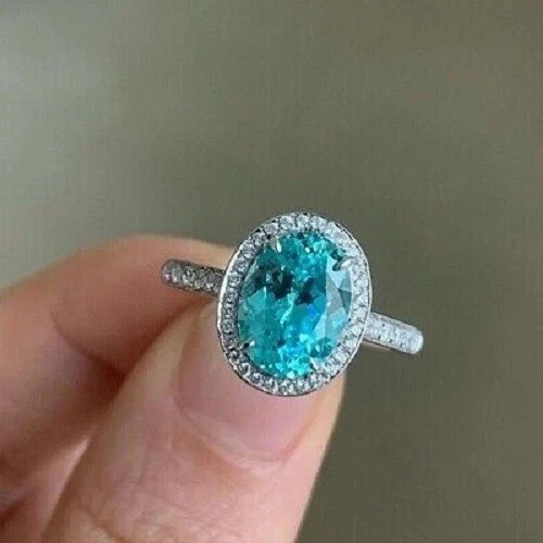 43ct oval natural paraiba - natural,