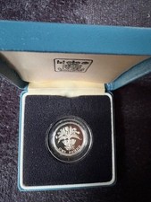 Mint 1989 Silver one pound coin Proof Quality Silver one of the real early ones