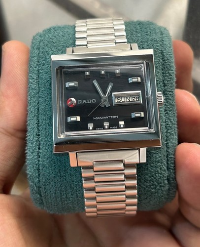 Vintage rado manhattan black - rado,