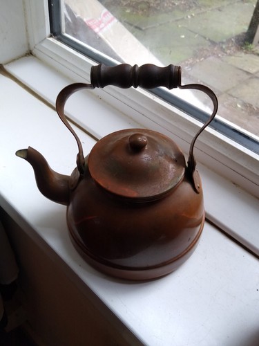 Vintage copper kettle tagus - vintage,