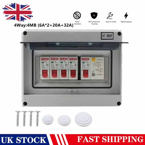 Way consumer unit fuse - way, box