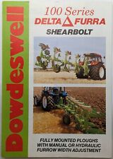 Original Dowdeswell 100 Series Delta Furra Shearbolt Mounted Ploughs Brochure