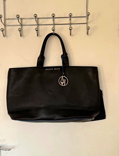 Armani jeans black - armani, saffiano