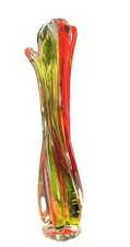 MURANO RED & GREEN TWIST BUD