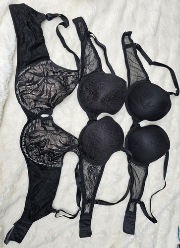 Underwired black bras - black,
