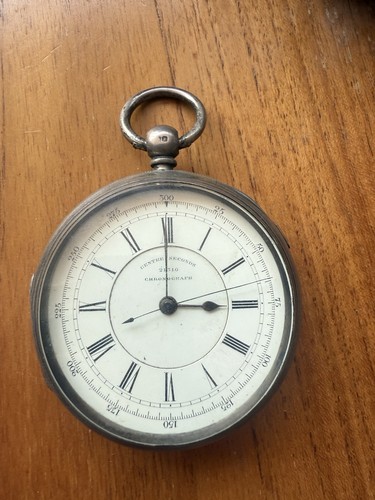 Antique sterling silver pocket - antique,