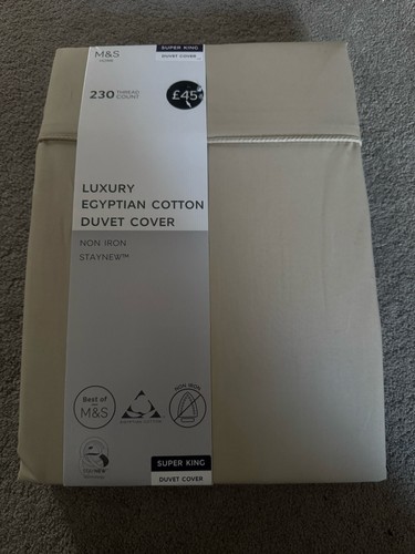 230 thread count luxury - m&s,
