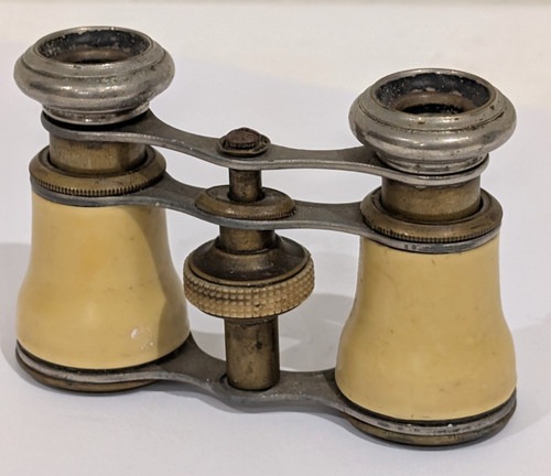 Antique brass faux ivory - antique,