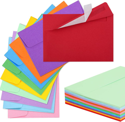 Pack colored envelopes - a2,