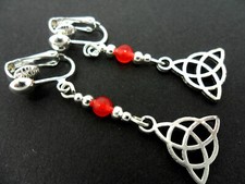 A PAIR TIBETAN SILVER CELTIC