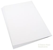 4 Sheets Matt White 1mm Plasticard Size A4+ (40Thou 0.040” 1.0mm Styrene HIPS)
