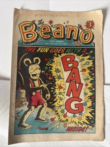 Beano comic 1268 november 5th - beano,