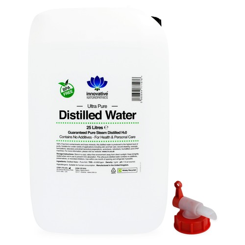 Distilled water pure steam - distilled,