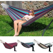 Double Hammock Stands Portable