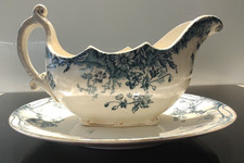 Antique Tureen, Gravy Dish & Plate Grimwades Ltd Stoke On Trent Ro No 218780