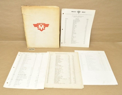 Vtg maico motorcycle parts - vtg,