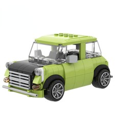 MOC Mr. Bean Mini Car Building Blocks Classic Model Car Puzzle Toys Kids Gifts#A