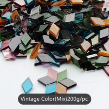 Colorful Mosaic Glass Rhombus