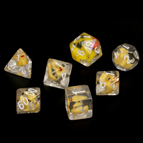 7pcs poly dice set - dice, dnd