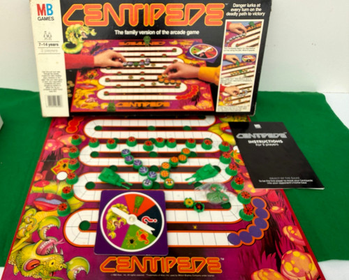 Centipede board game 1980s - board,