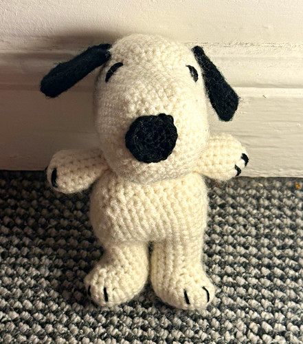Snoopy peanuts mini crocheted - mini,