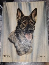 Portrait of an Alsatian Dog