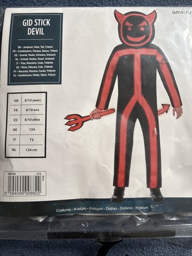 Halloween kids stick devil - halloween,