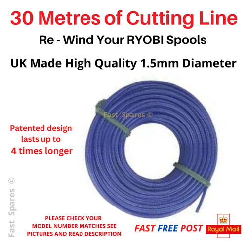Ryobi strimmer spool line - spool,