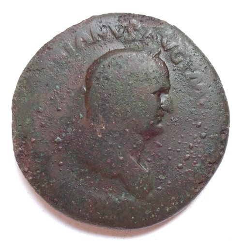 Vespasian sestertius roman - vespasian,