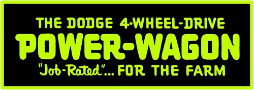 Dodge power wagon - dodge, rated