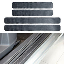  5pcs 3D Car Door Scuff Plate Sill Cover Panel Step Protector Anti-kick Scratch 